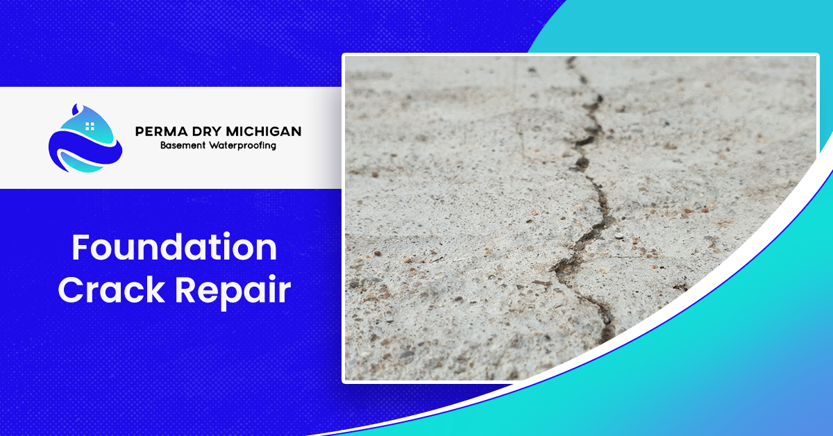 Crack in Concrete | Foundation Crack Repair | Perma Dry Michigan