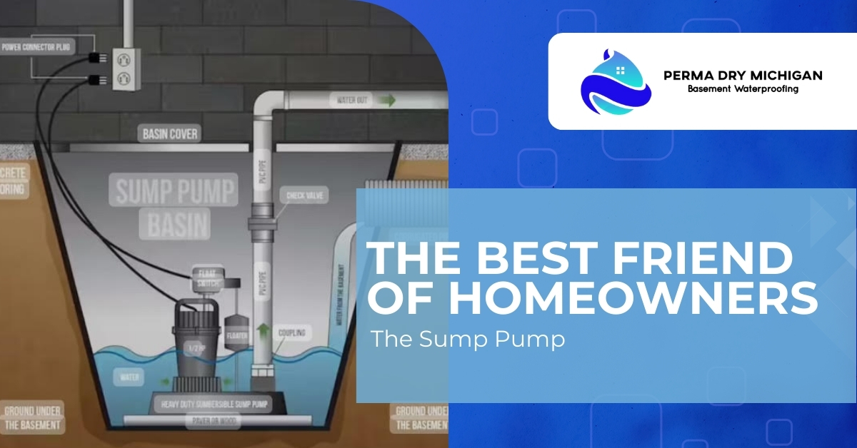 Image of How A Sump Pump Works in the Basement of a House | The Best Friend of Homeowners | The Sump Pump | Perma Dry Michigan