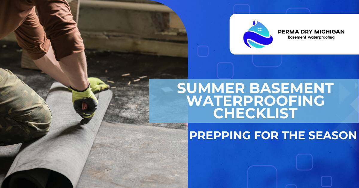 A Professional Cutting Material to Prep for Basement Waterproofing | Summer Basement Waterproofing Checklist | Prepping for the Season | More Grime Than Time